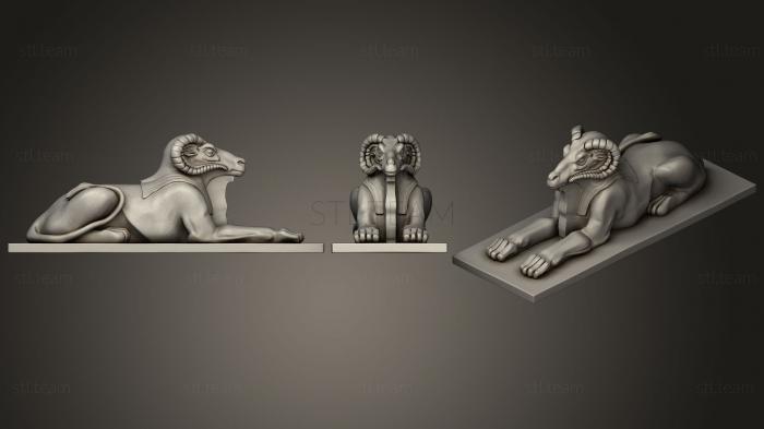 Статуэтки львы тигры сфинксы Jackal Sphinx
